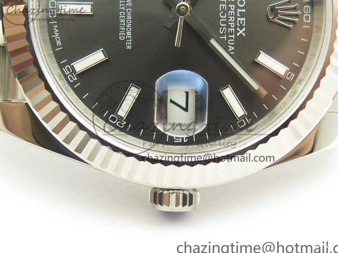 MiroTime 1219 DateJust 41 126334 904L SS DJF 1:1 Best Edition Gray Dial on Jubilee Bracelet A Colorful 3301